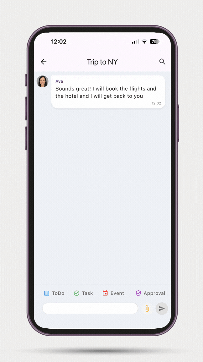 A travel agent booking a trip for a customer in Opeego